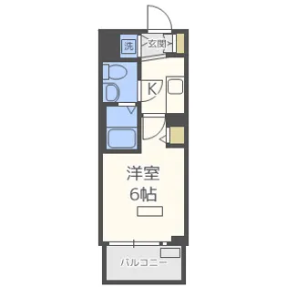 プレサンス松屋町グレース【10階】の間取り