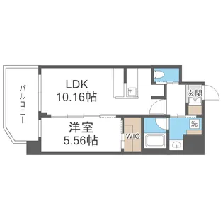 プレジオ西中島ASIAN【7階】の間取り