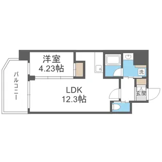プレジオ西中島ASIAN【8階】の間取り