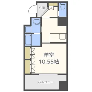ルネ日本橋アネーロ【11階】の間取り