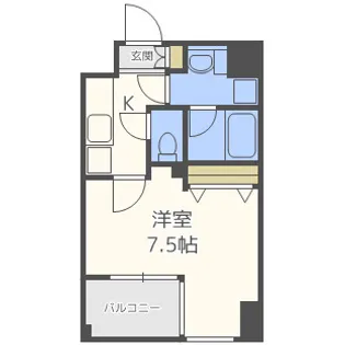 レジディア江戸堀【2階】の間取り