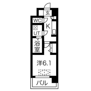 スプランディッド新大阪DUE【2階】の間取り