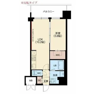 グランカーサ新大阪SOUTH【7階】の間取り