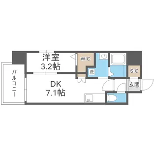 ブランシエスタ森ノ宮【4階】の間取り