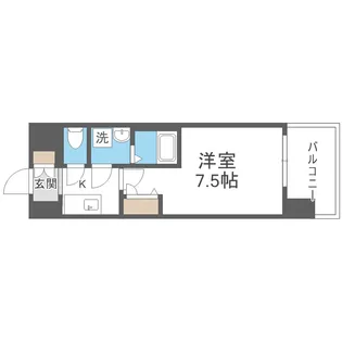 ファーストフィオーレ長田グランディール【7階】の間取り