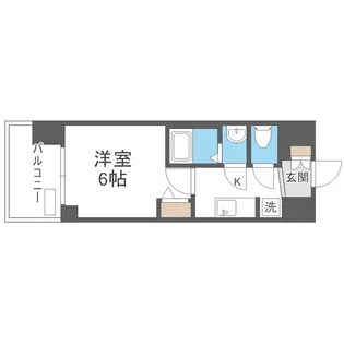 プレサンス大正エミナンス【9階】の間取り