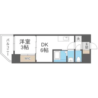 ソルテラス四天王寺前夕陽ヶ丘【2階】の間取り