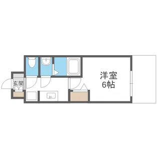 ファステート難波ヴィラント【7階】の間取り