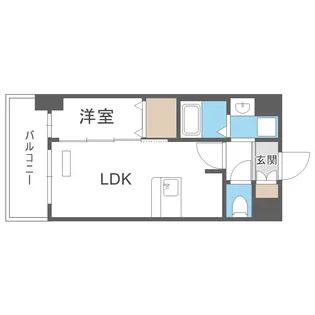 ファステート東大阪バレーナ【11階】の間取り