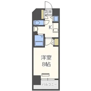 ララプレイスOSAKA WEST PRIME【2階】の間取り