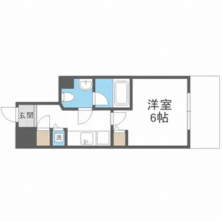 プライマル靱本町【9階】の間取り