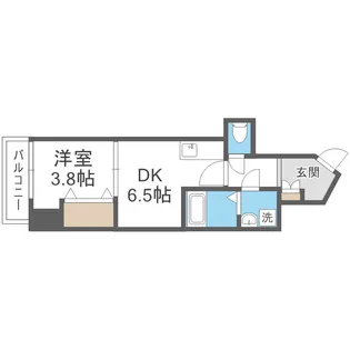 GARDENIA城東【4階】の間取り