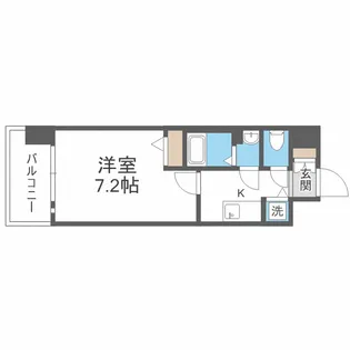 エスリード大阪城PREMIER【9階】の間取り