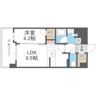 STANDZ新大阪【10階】の間取り