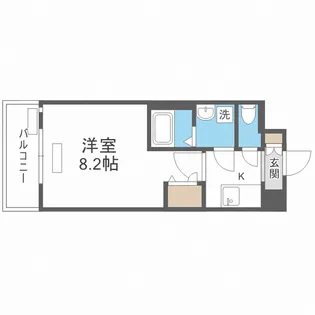 ララプレイス大阪ウエストゲート【2階】の間取り