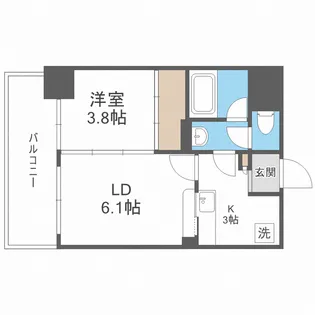 Felis塚本【4階】の間取り