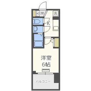 エステムプラザ福島ジェネル【10階】の間取り