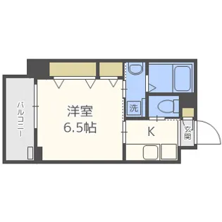 サンシャイン都島【4階】の間取り