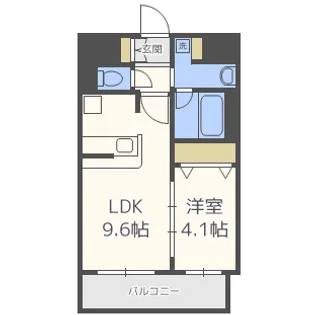 ノーヴルメゾン【2階】の間取り