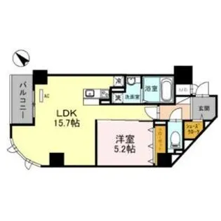 EL-Sia Umekita【7階】の間取り