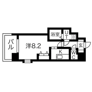 FRONT FIELD Tennoji【10階】の間取り
