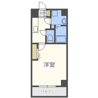 ブリランテ都島【9階】の間取り