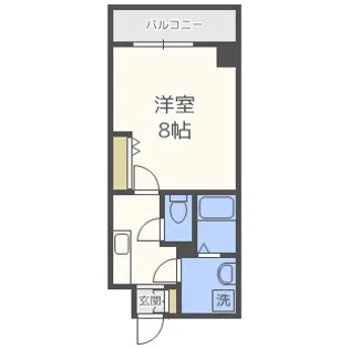 ブリランテ都島【8階】の間取り