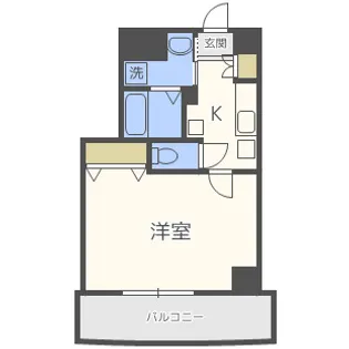 ラ・フォンテ松屋町【2階】の間取り