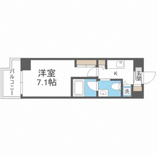 リンクハウス京町堀【10階】の間取り