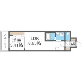 アーバンパーク新大阪【10階】の間取り