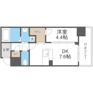 la Waison NAMBA west【3階】の間取り