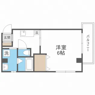 みおつくし堂島Ⅱ【4階】の間取り