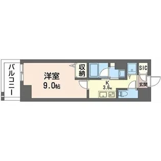 サンエール南堀江【3階】の間取り