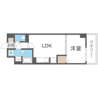 リアライズ今里南【3階】の間取り