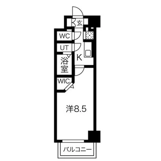 ワールドアイ京橋NORD【3階】の間取り