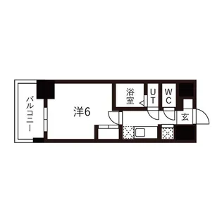 ワールドアイ大阪城EASTⅢ【6階】の間取り