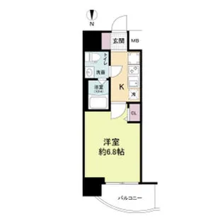 セレニテ江坂グランデ【7階】の間取り