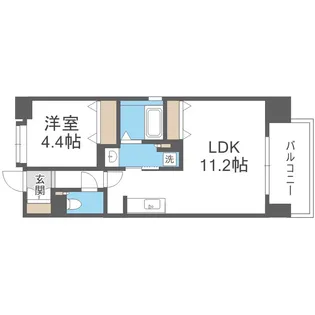 GLUCKMAISON/S-EBIE ?【2階】の間取り