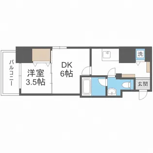 イグレック南本町【11階】の間取り