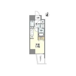 HORIZON UMEDA NORTH【3階】の間取り