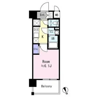 エスリード大阪平野プライム【3階】の間取り