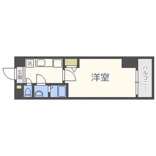 プレサンス阿波座駅前【12階】の間取り
