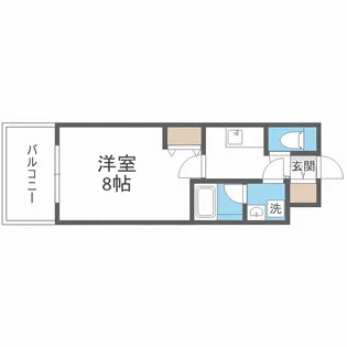 La Douceur荒本【4階】の間取り