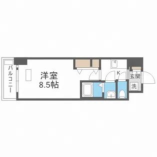 ララプレイスOSAKADOME CITYフトゥーロ【9階】の間取り