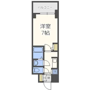 S-RESIDENCE都島【6階】の間取り
