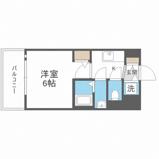 エスリード大阪梅田リュクス【8階】の間取り