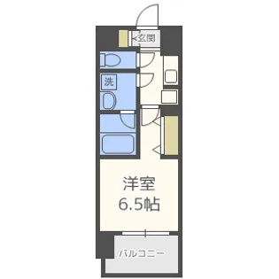 セイワパレス梅田茶屋町【5階】の間取り