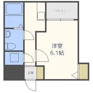 SERENiTE本町reflet【7階】の間取り