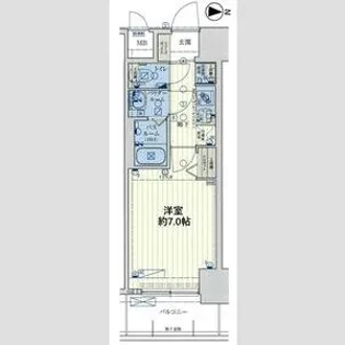 スワンズシティ大阪クレアスト【11階】の間取り