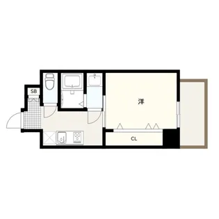 CLASS HILLS 新深江【2階】の間取り